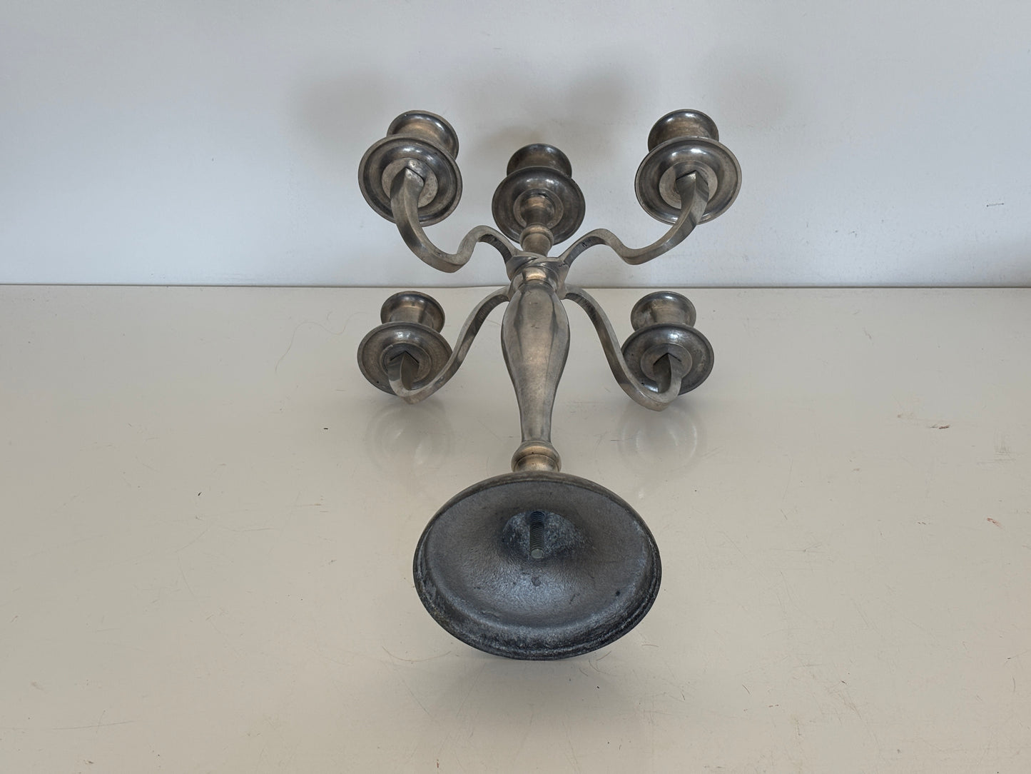 Klassischer 5-Armiger Kerzenständer ca. 40cm hoch aus Metall