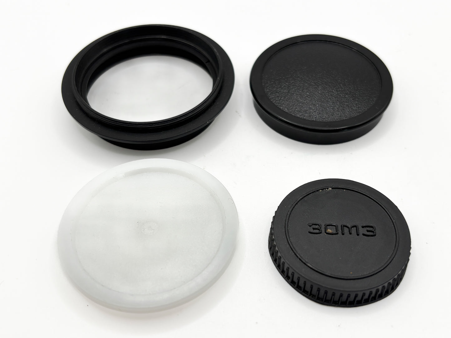 7 Teiliges Zubehör Set. Deckel, Adapter, Leica Vorsatzlinsen, Gegenlichtblende Gemischt