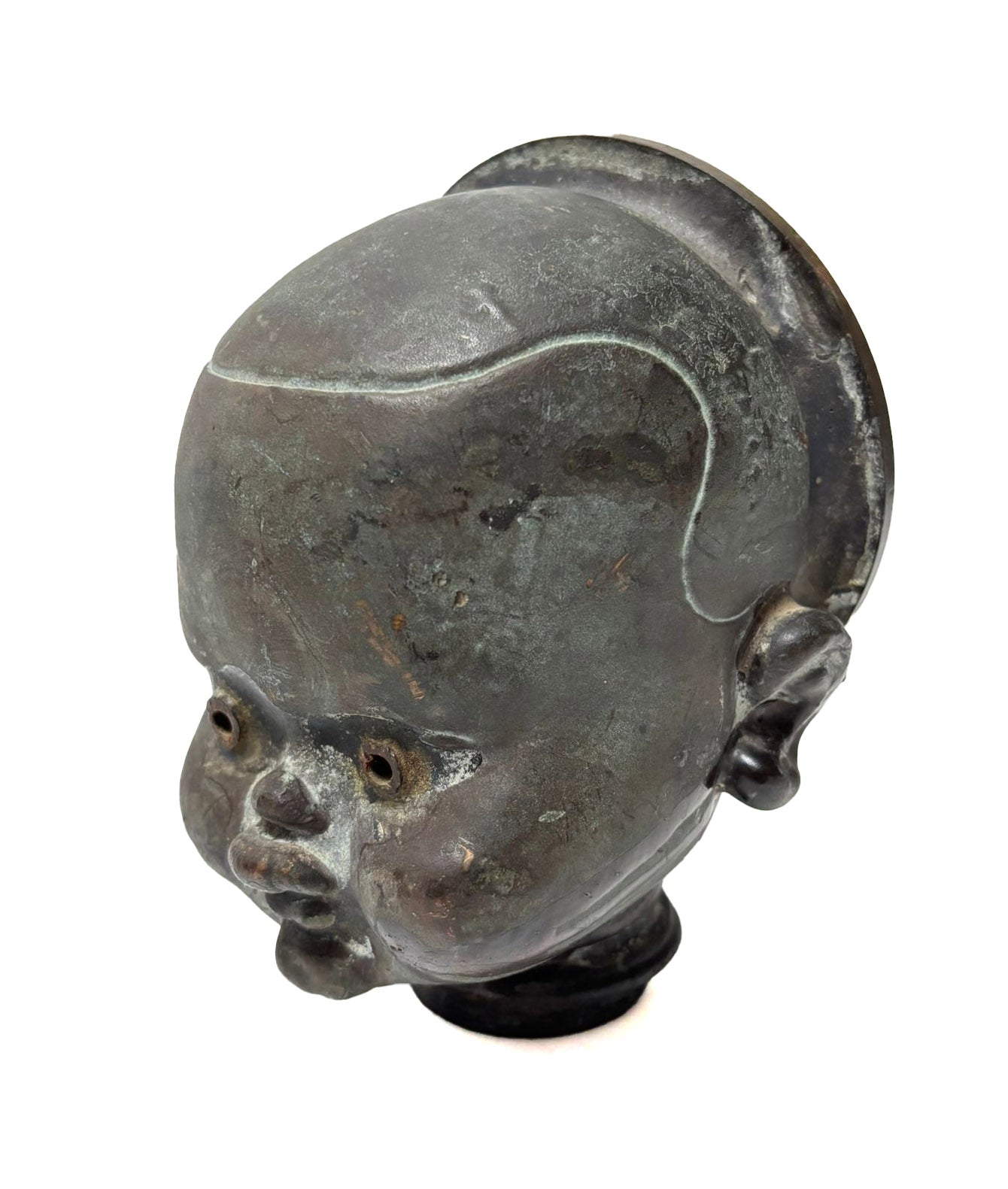 3x Rare Antique Casting Molds for Doll Heads - 20cm