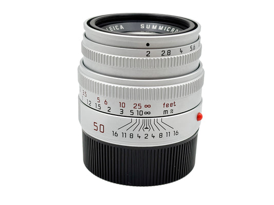 Leica Summicron-M 1:2/50mm silbern verchromt 11816 mit OVP und Papieren