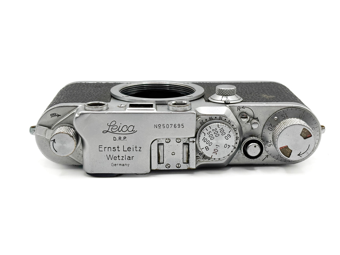 Leica IIIc auf IIIf Umbau mit Filmspule