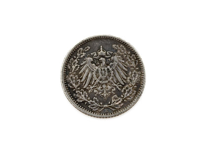 1/2 Mark Deutsches Reich Silber Münze 1905 E