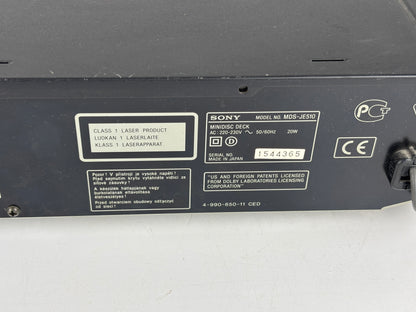 Sony MDS-JE510 Mini Disc Deck Recorder ohne Fernbedienung Gebraucht