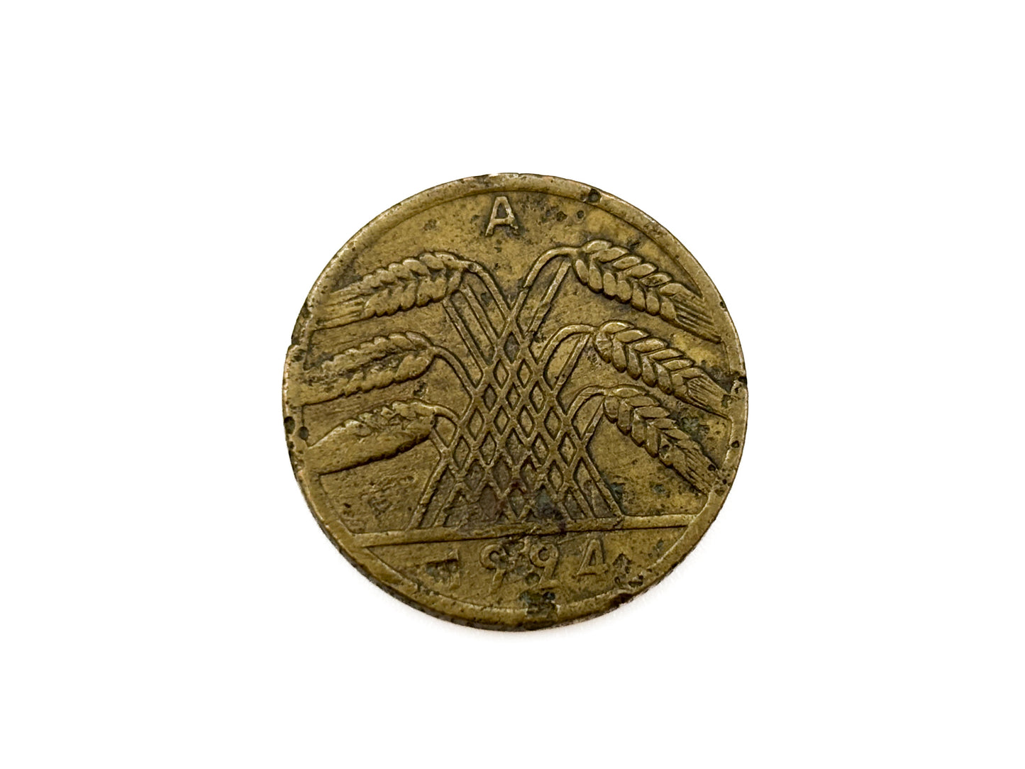 10 Rentenpfennig Deutsches Reich 1924 A Münze