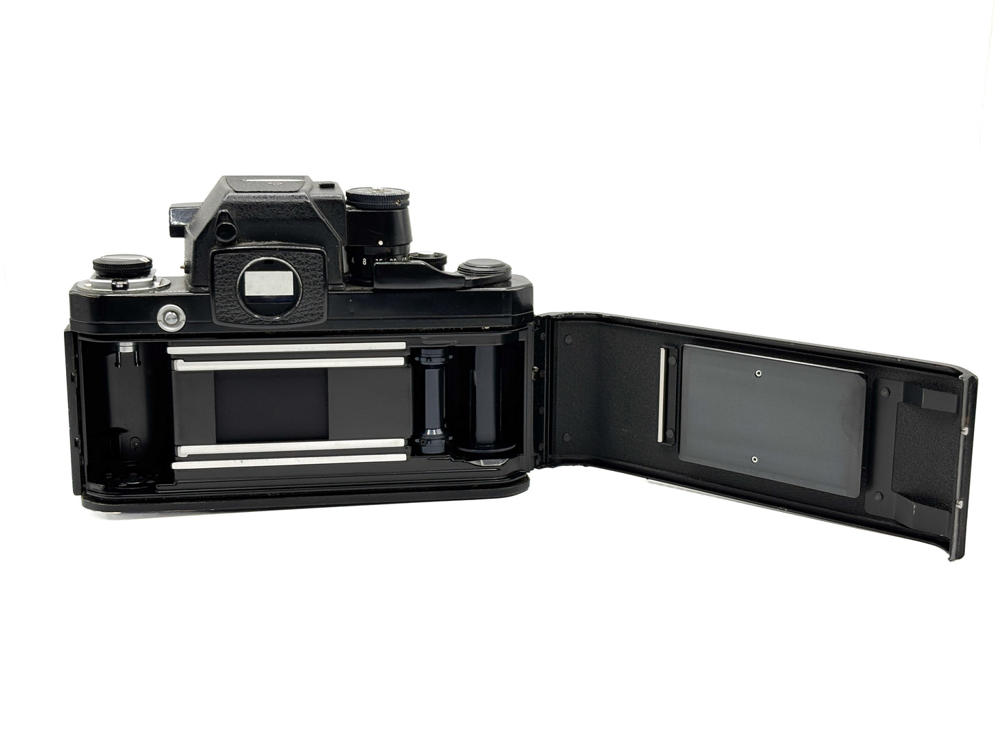 Nikon F2 Gehäuse, schwarz lackiert