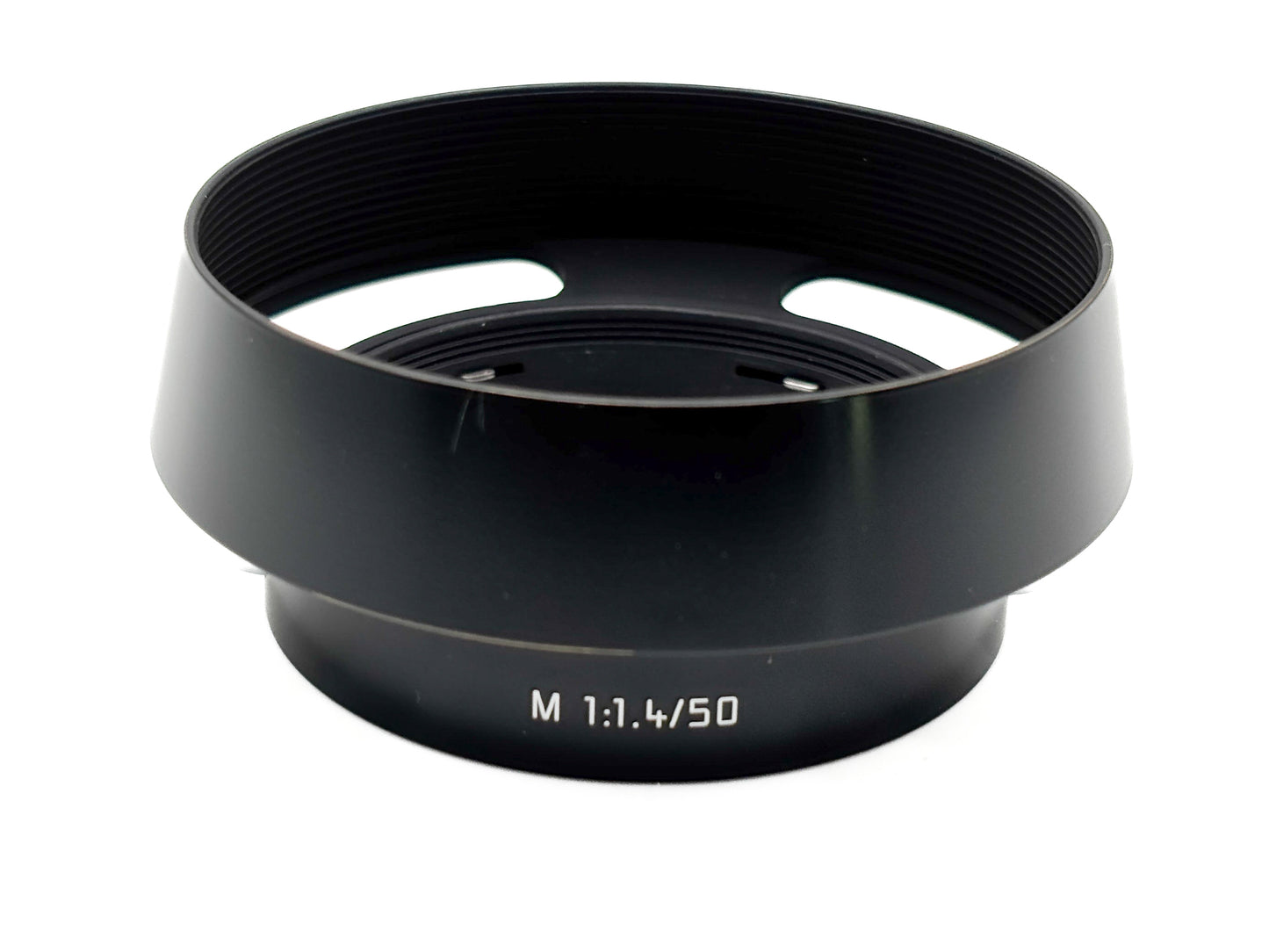 Leica Gegenlichtblende 1,4/50mm schwarz lackiert Neuauflage