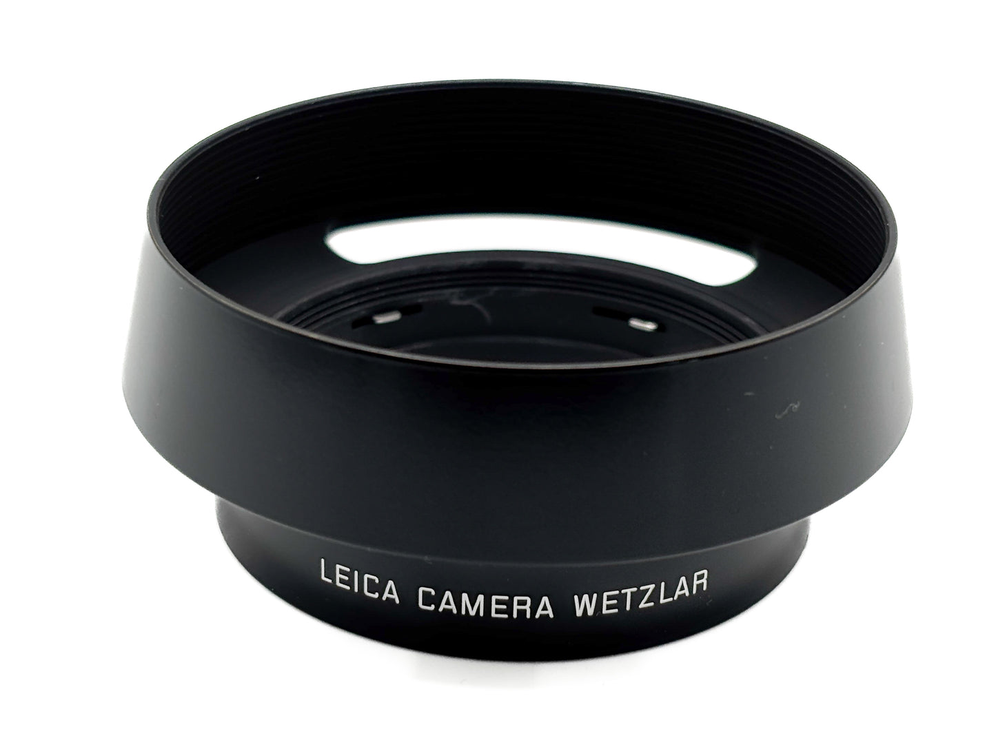 Leica Gegenlichtblende 1,4/50mm schwarz lackiert Neuauflage