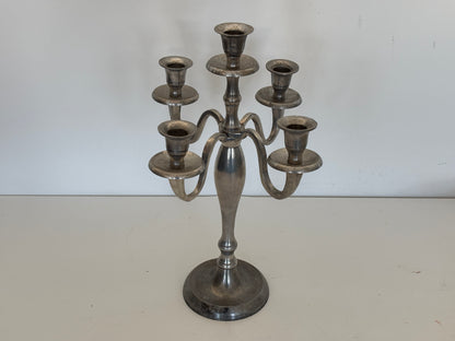Klassischer 5-Armiger Kerzenständer ca. 40cm hoch aus Metall