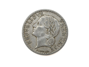 5 Frances Repvbliove Francaise 1946 Münze