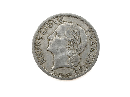 5 Frances Repvbliove Francaise 1946 Münze