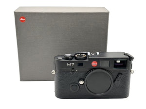 Leica M7 0.72 Gehäuse, schwarz verchromt 10503 Top Zustand