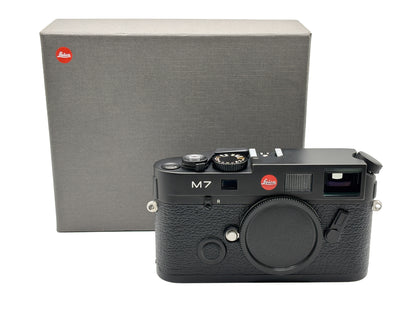 Leica M7 0.72 Gehäuse, schwarz verchromt 10503 Top Zustand