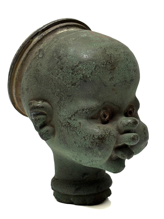 3x Rare Antique Casting Molds for Doll Heads - 20cm
