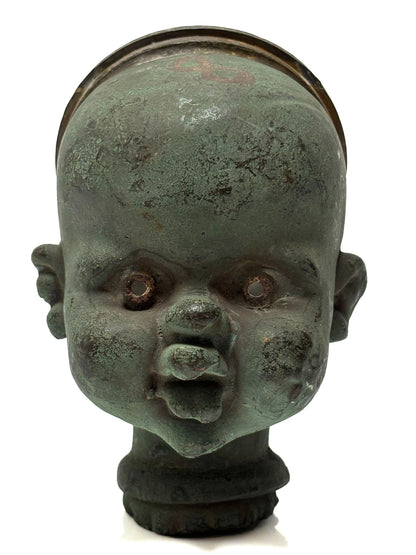 3x Rare Antique Casting Molds for Doll Heads - 20cm