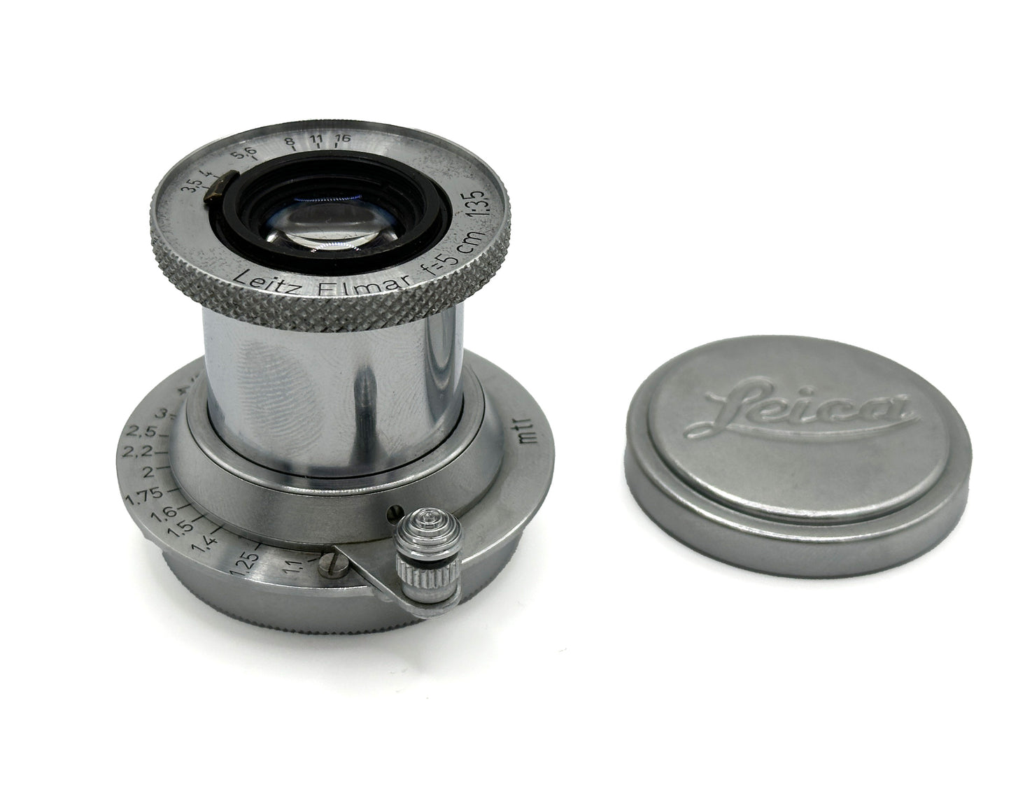 Leica Elmar M39 1:3,5/5cm, silbern verchromt