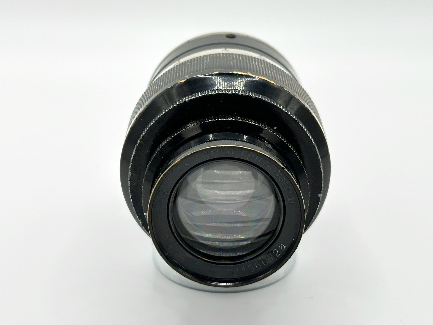 Leica Elmar M39 1:4/9cm FAT mit a Gravur