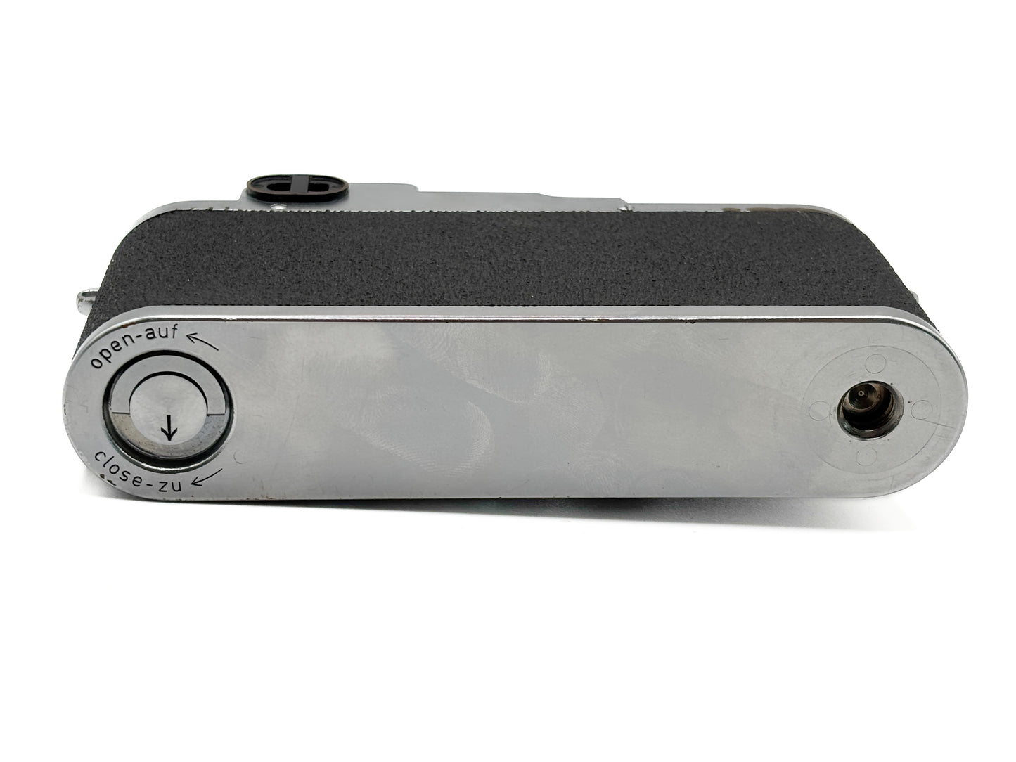 Leica IIIc Sharkskin 2. Version, Gehäuse silber