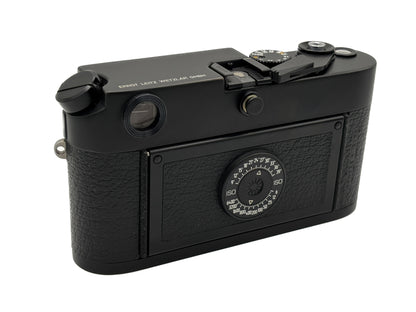 Leica M6 Gehäuse, schwarz verchromt "First Batch"