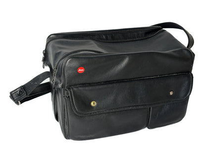 Leica Kamera / Objektiv Systemtasche, schwarz Leder