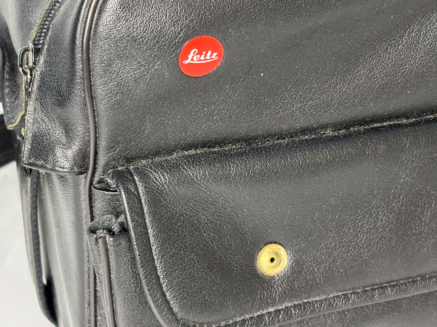 Leica Kamera / Objektiv Systemtasche, schwarz Leder