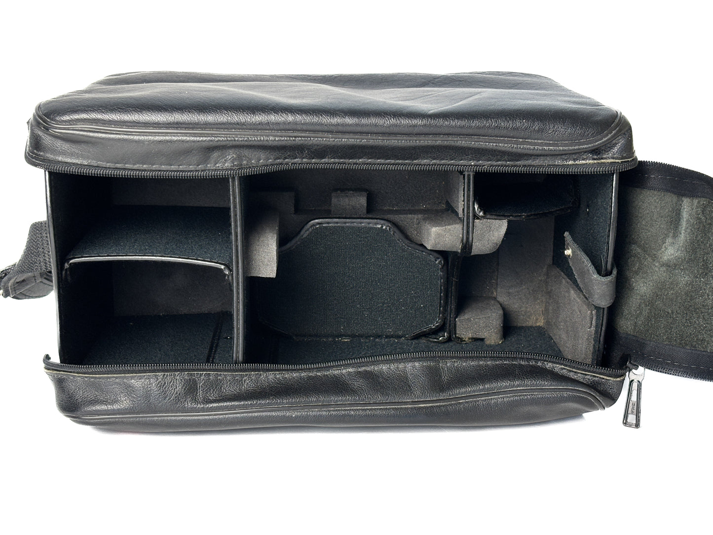 Leica Kamera / Objektiv Systemtasche, schwarz Leder