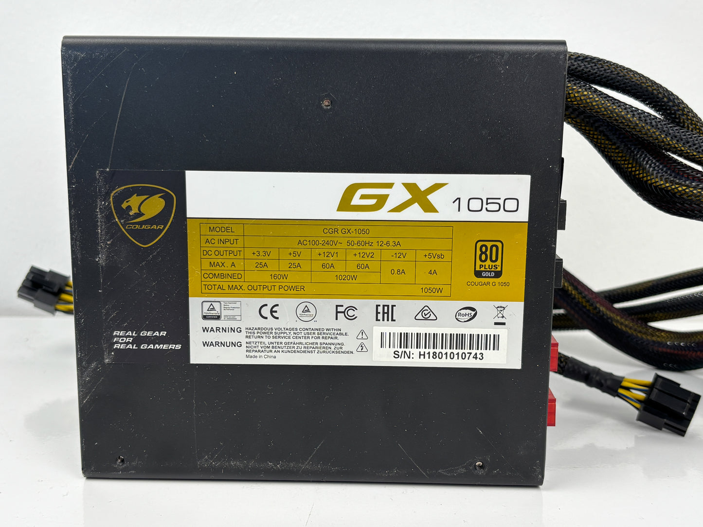 PC Parts Bundle Cougar GX 1050, AMD, ARLT, AZZA 1200W Platinum H81 Pro BTC
