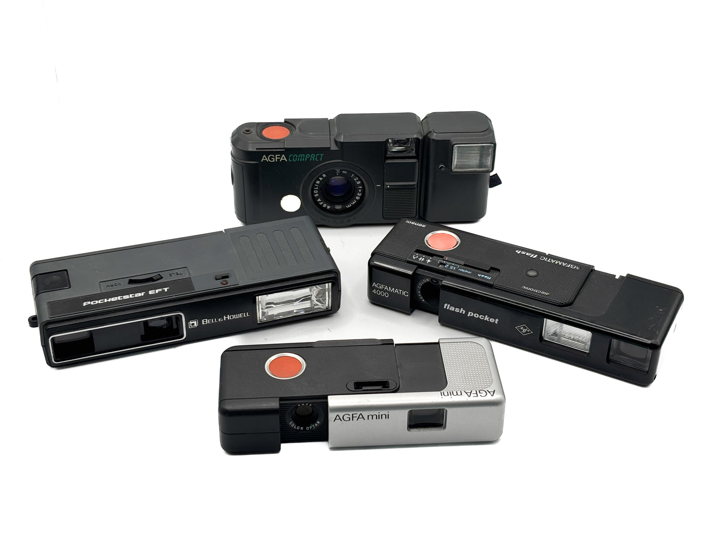 4x Camera Set Agfa and Bell&amp;Howell