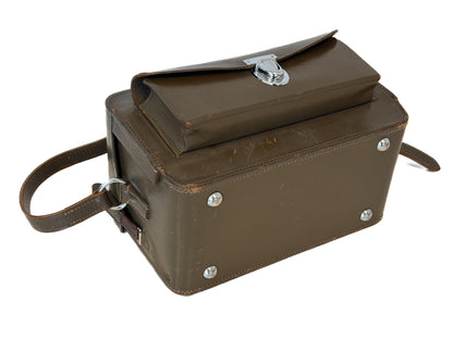 Leica Universal Tasche Leder Braun / Grün