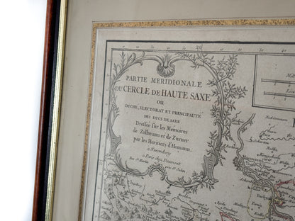 Historische Karte des südlichen Obersächsischen Reichskreises