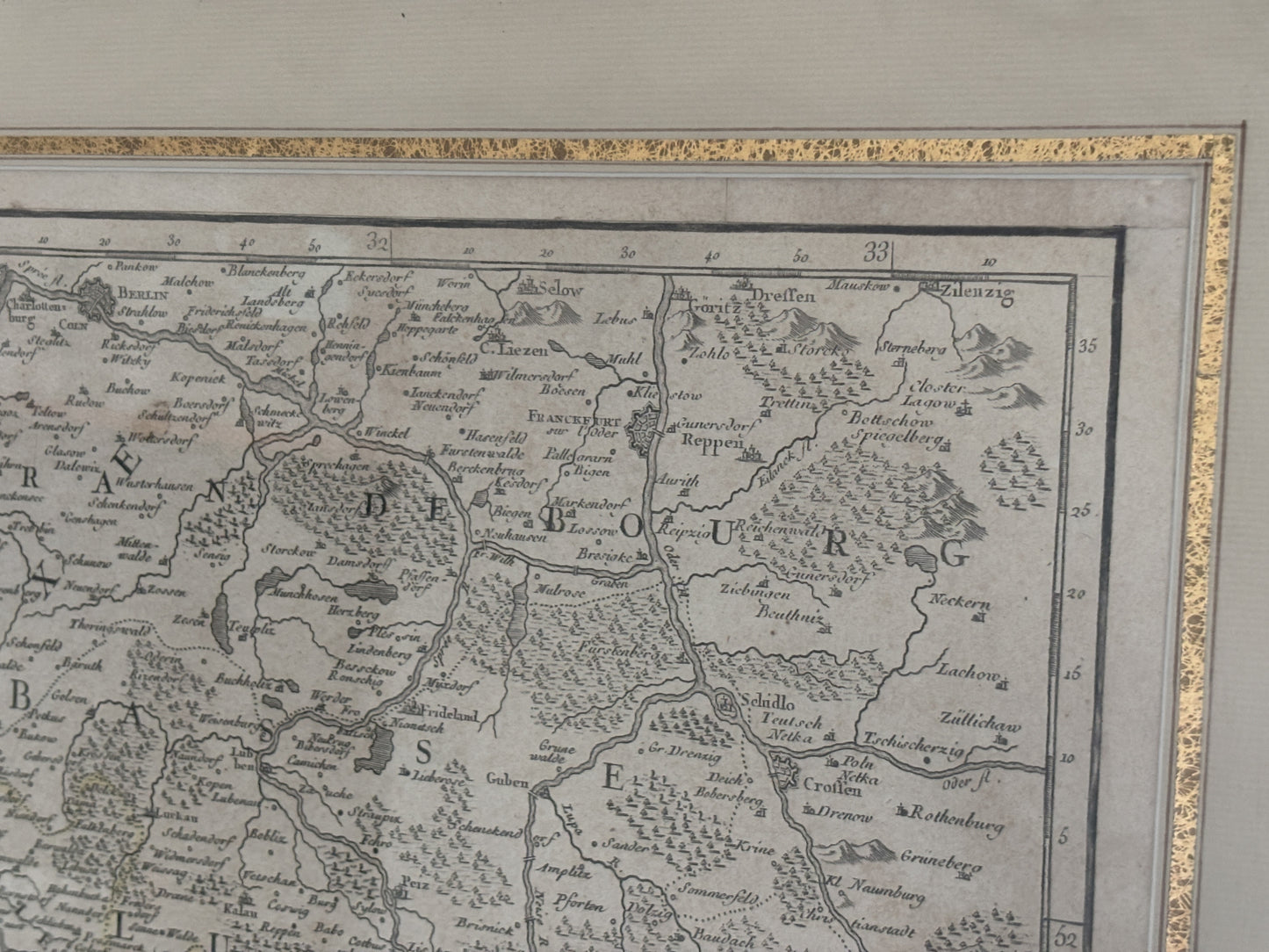 Historische Karte des südlichen Obersächsischen Reichskreises