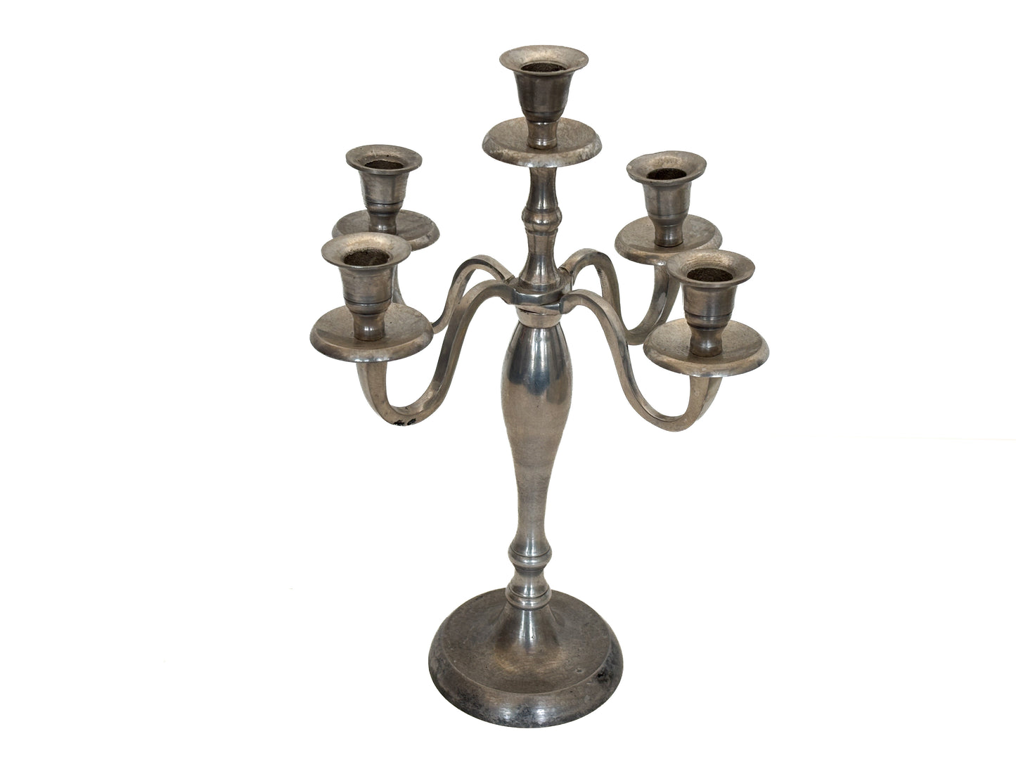 Klassischer 5-Armiger Kerzenständer ca. 40cm hoch aus Metall