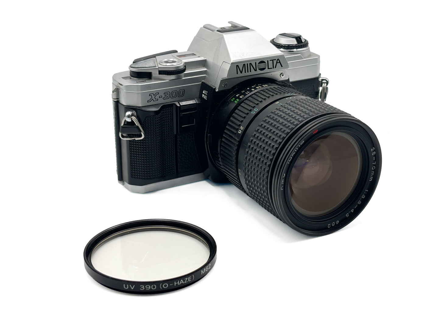 Minolta X-300 silber + Tokina 3.5-4.5/28-70mm