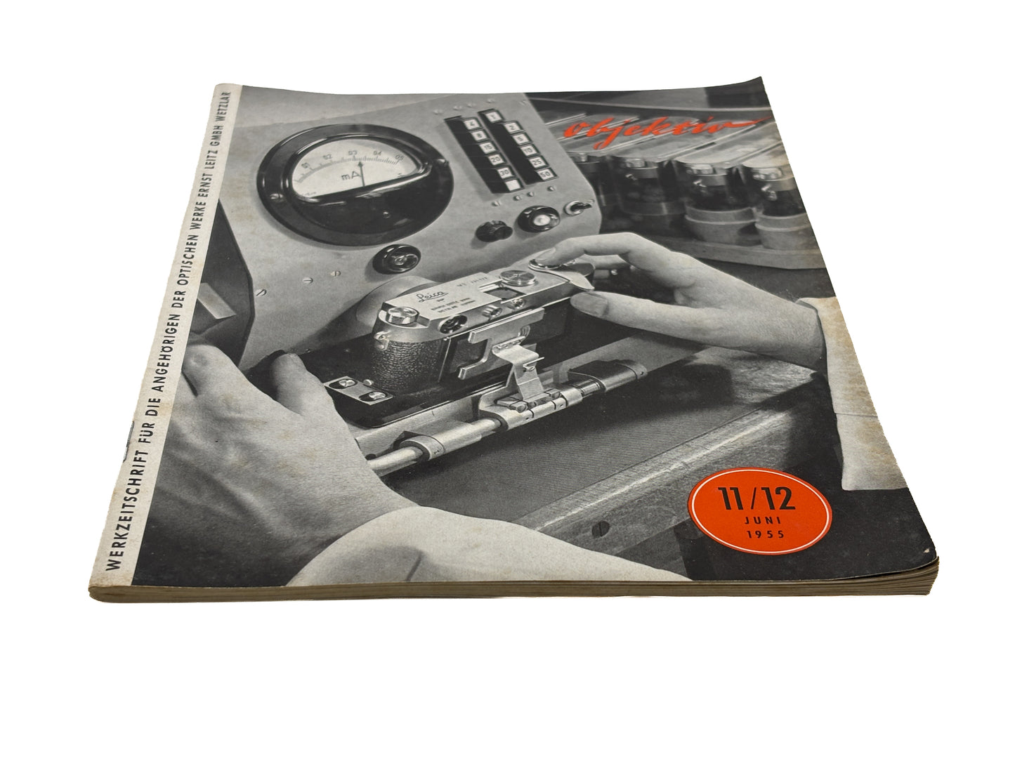 Leica Werkszeitschrift von 1955 Objektiv
