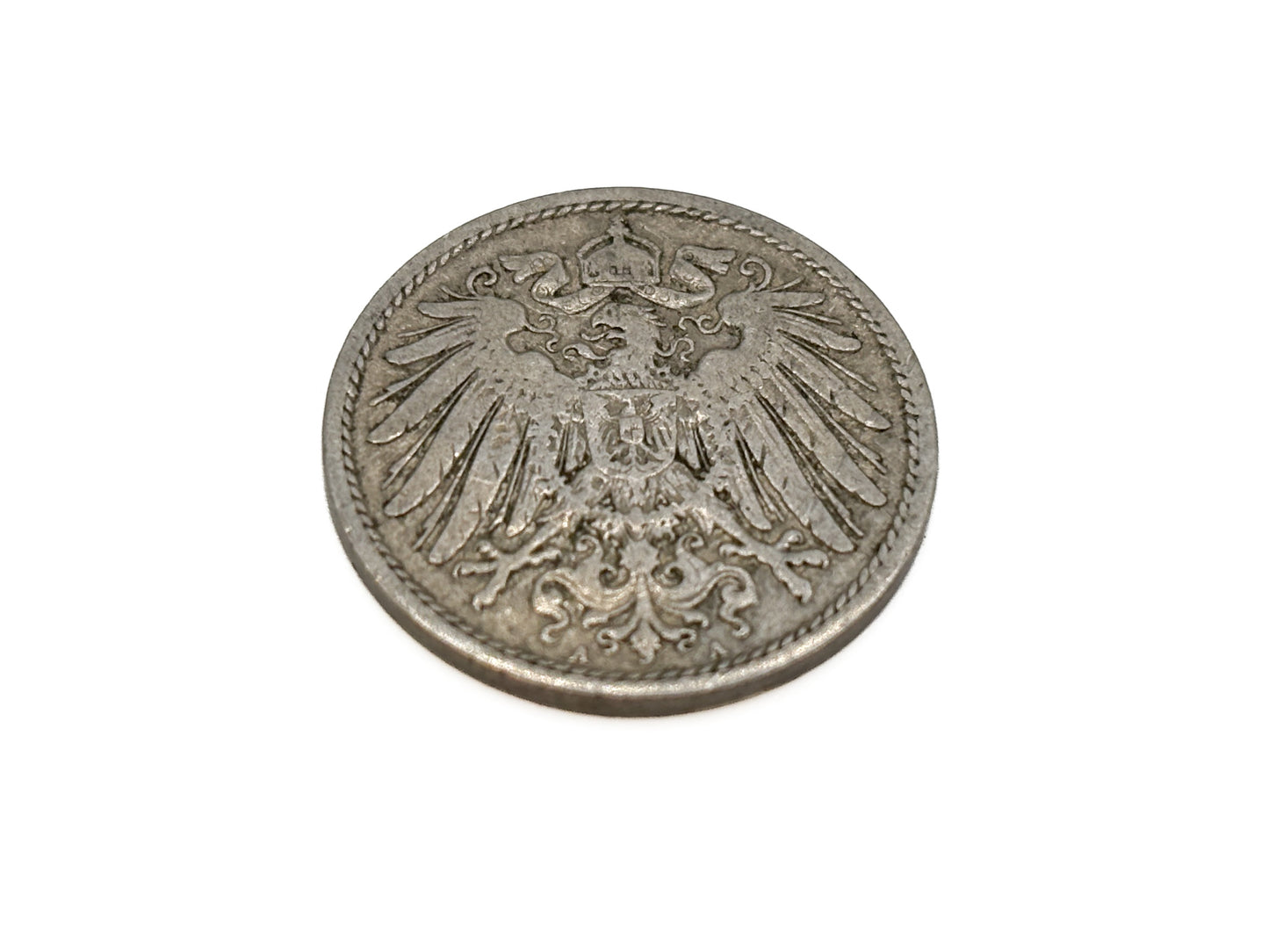6x 10 Deutsches Reich Pfennig 1900-1901 Münzen