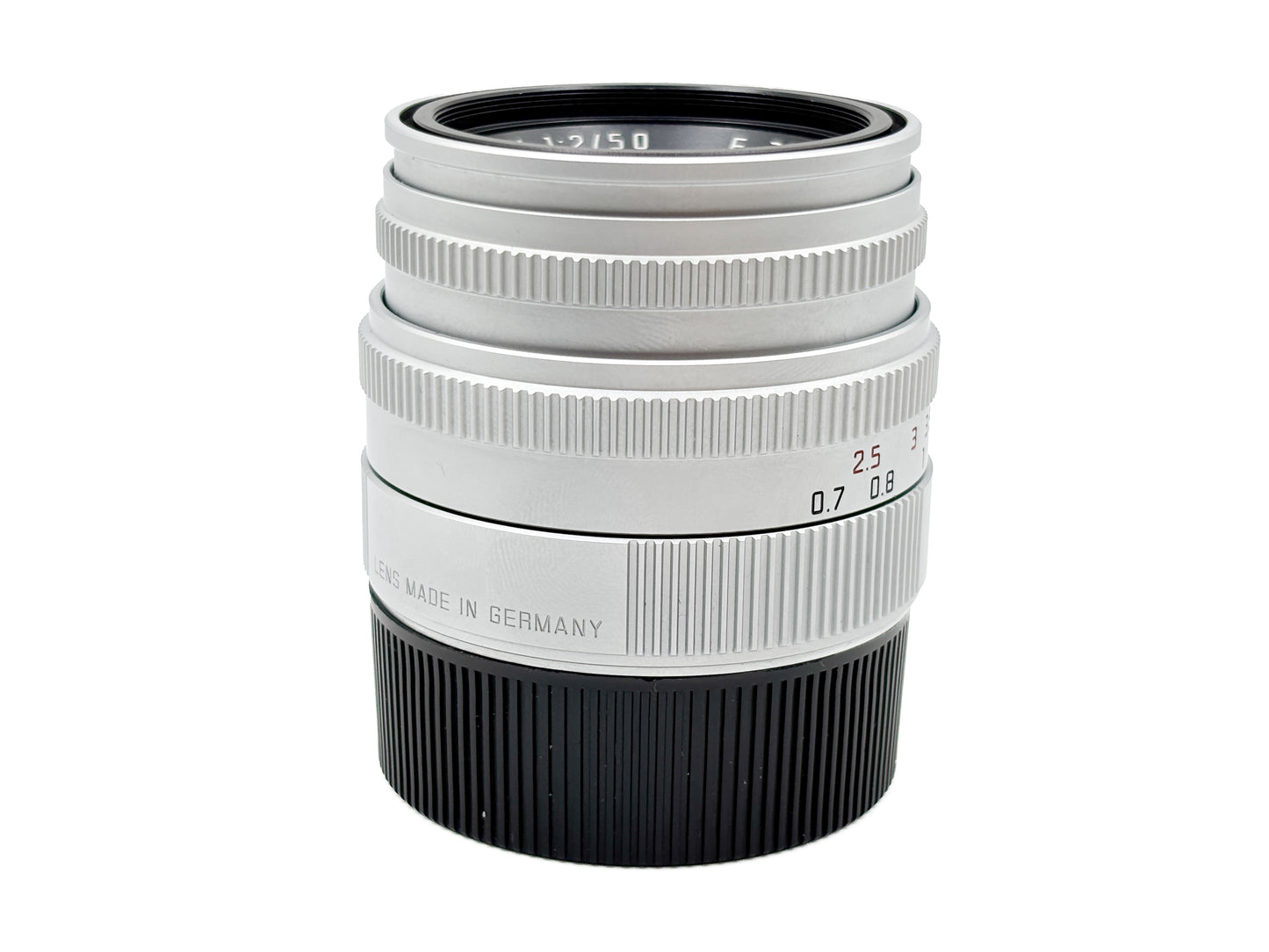 Leica Summicron-M 1:2/50mm silbern verchromt 11816 mit OVP und Papieren