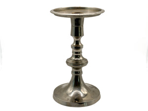 Kerzenständer aus Messing verchromt ca. 18cm hoch guter Zustand