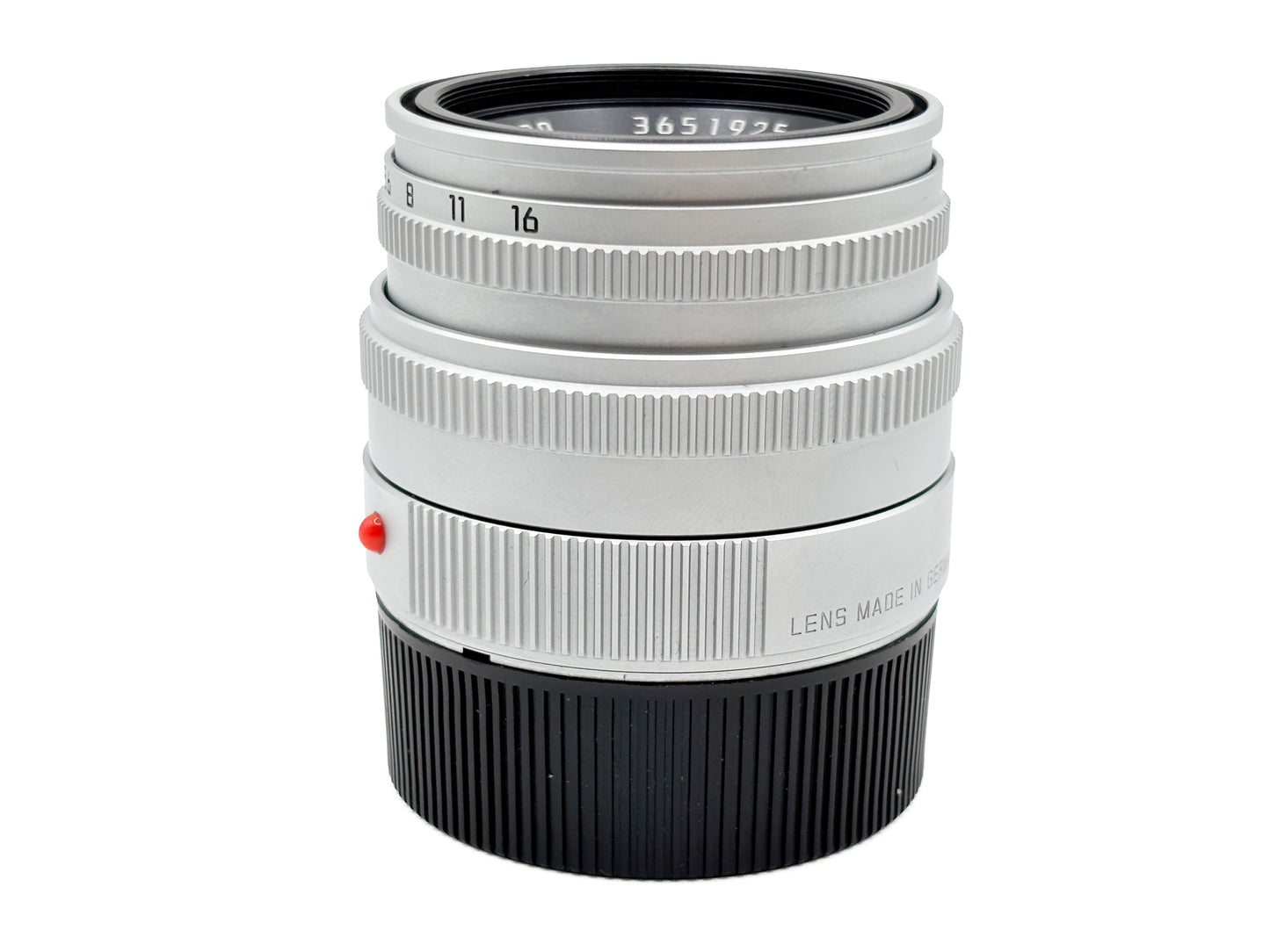 Leica Summicron-M 1:2/50mm silbern verchromt 11816 mit OVP und Papieren