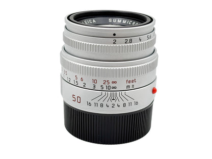 Leica Summicron-M 1:2/50mm silbern verchromt 11816 mit OVP und Papieren
