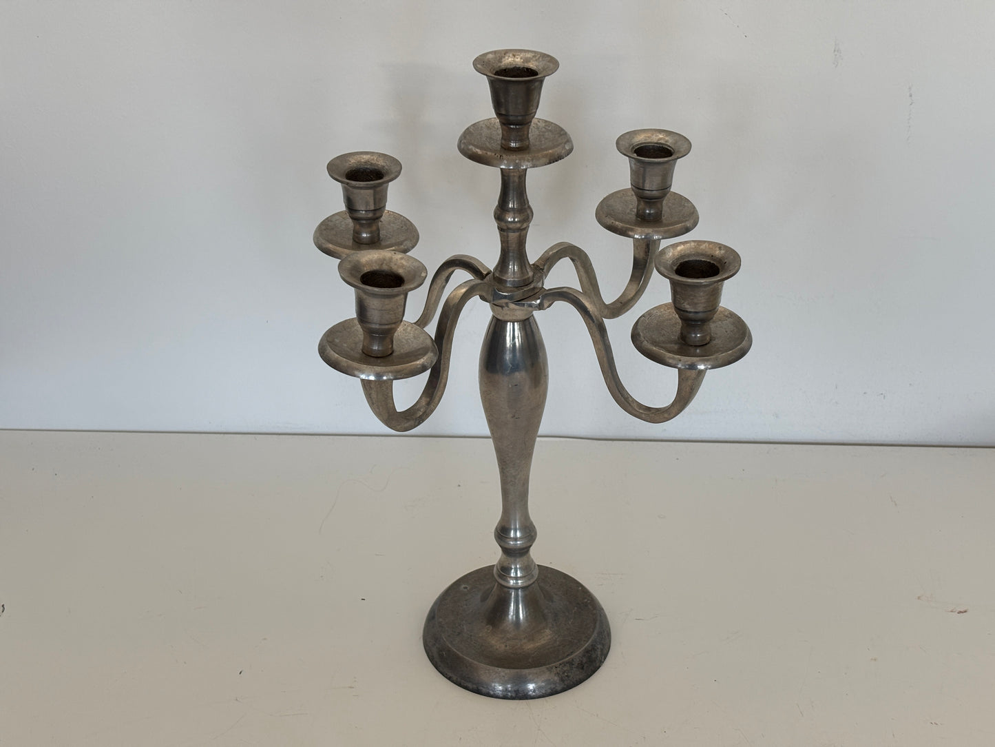 Klassischer 5-Armiger Kerzenständer ca. 40cm hoch aus Metall