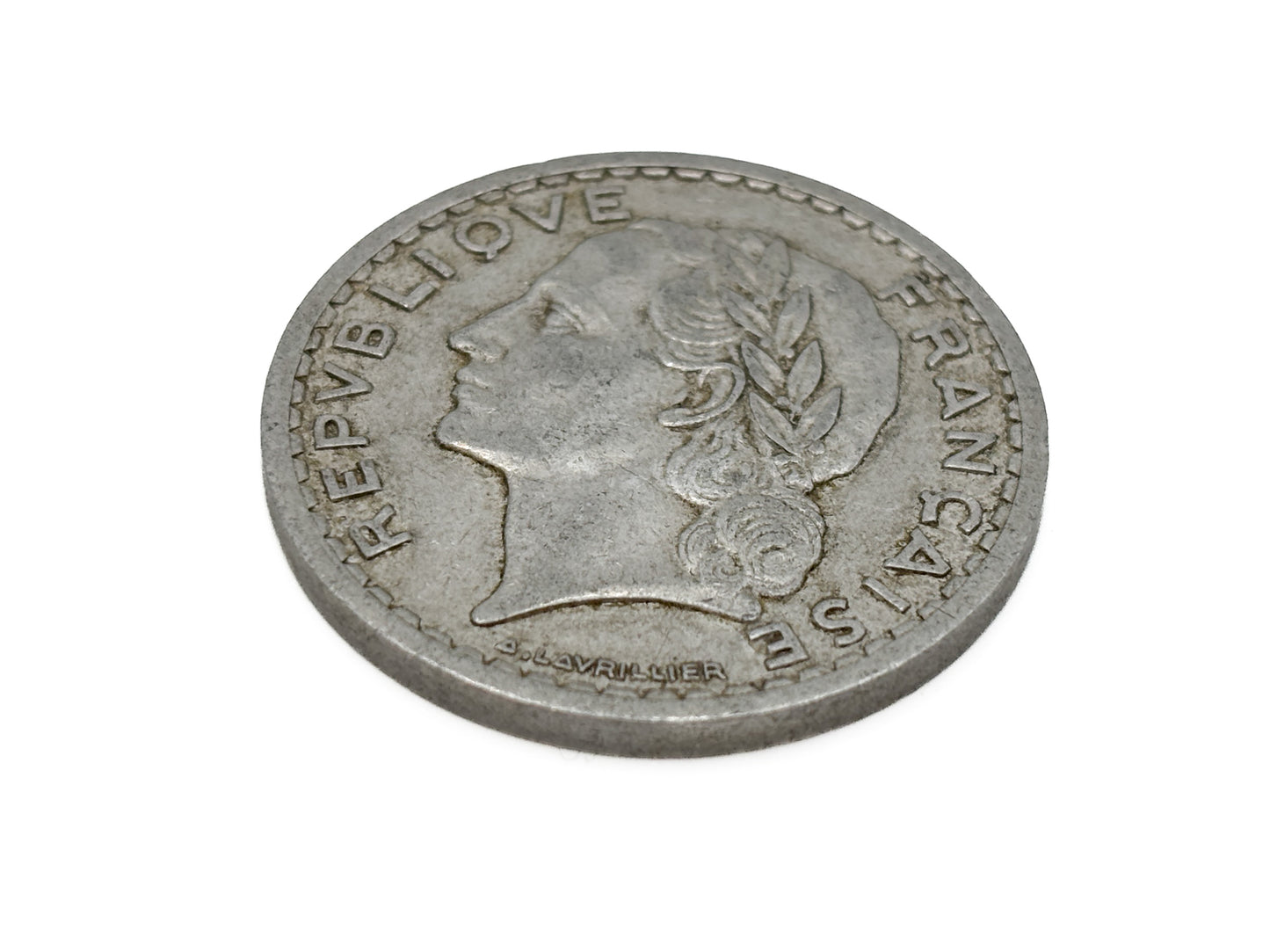 5 Frances Repvbliove Francaise 1946 Münze