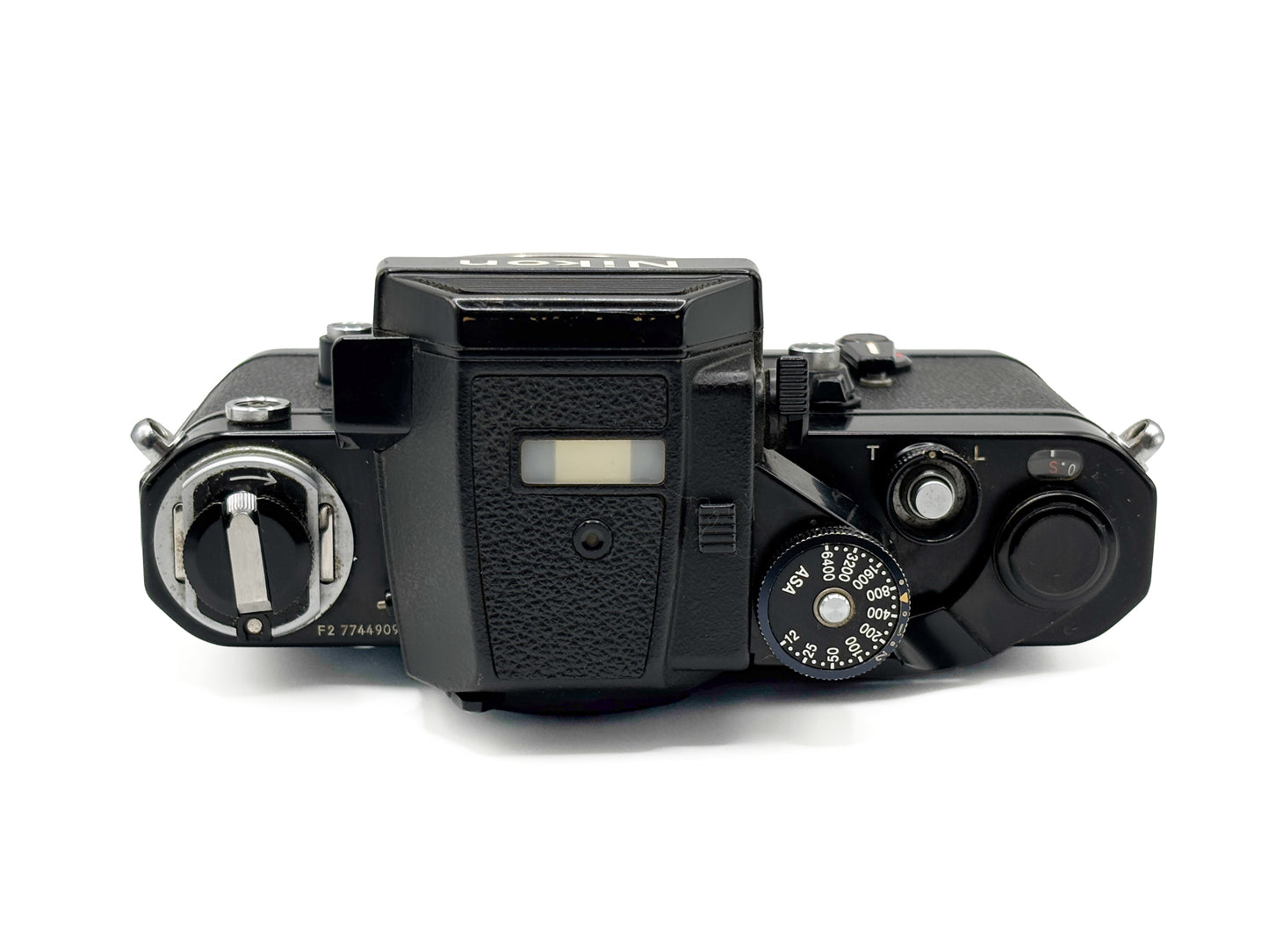 Nikon F2 Gehäuse, schwarz lackiert