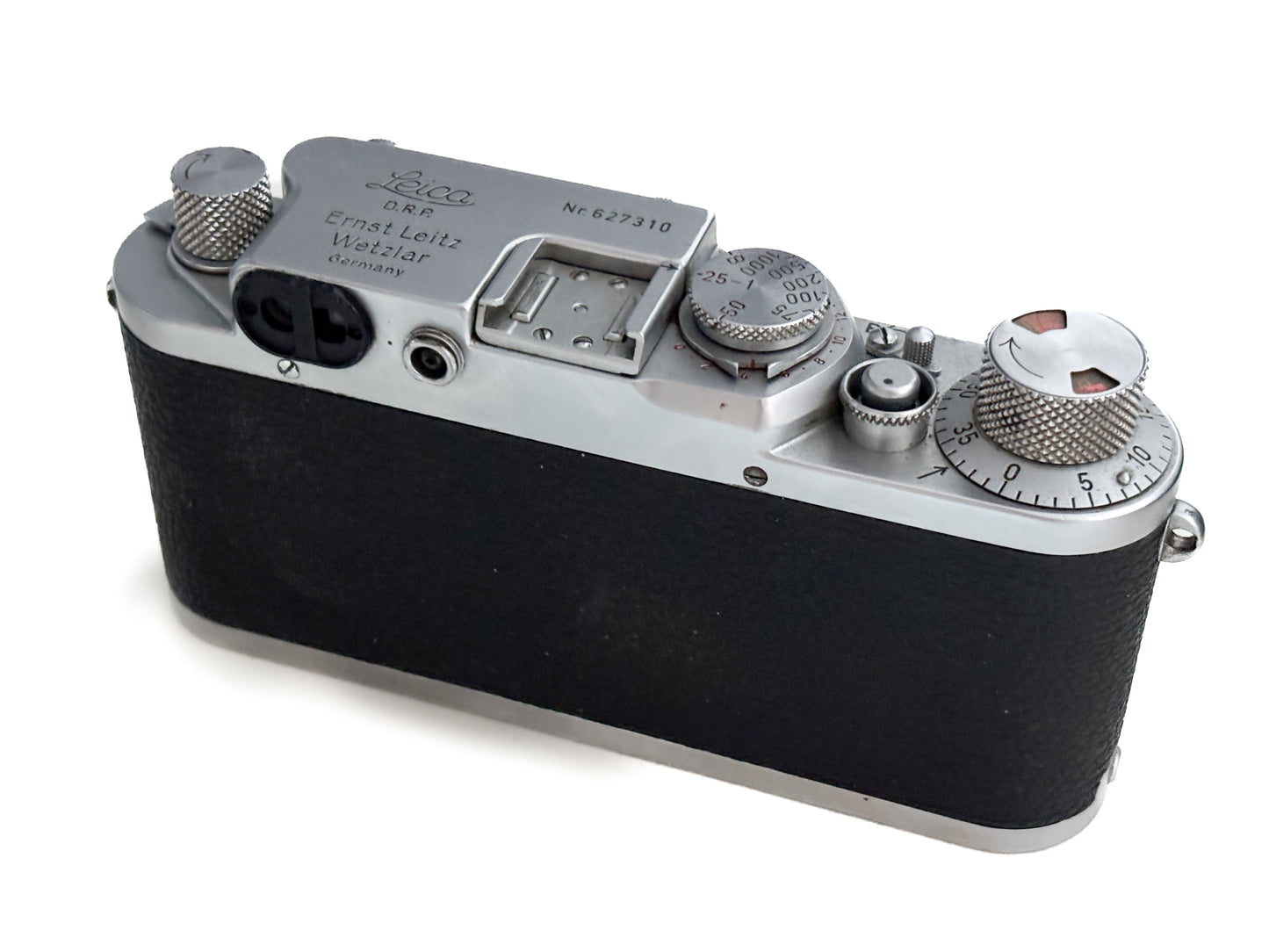 Leica IIIf, silbern verchromt Gehäuse