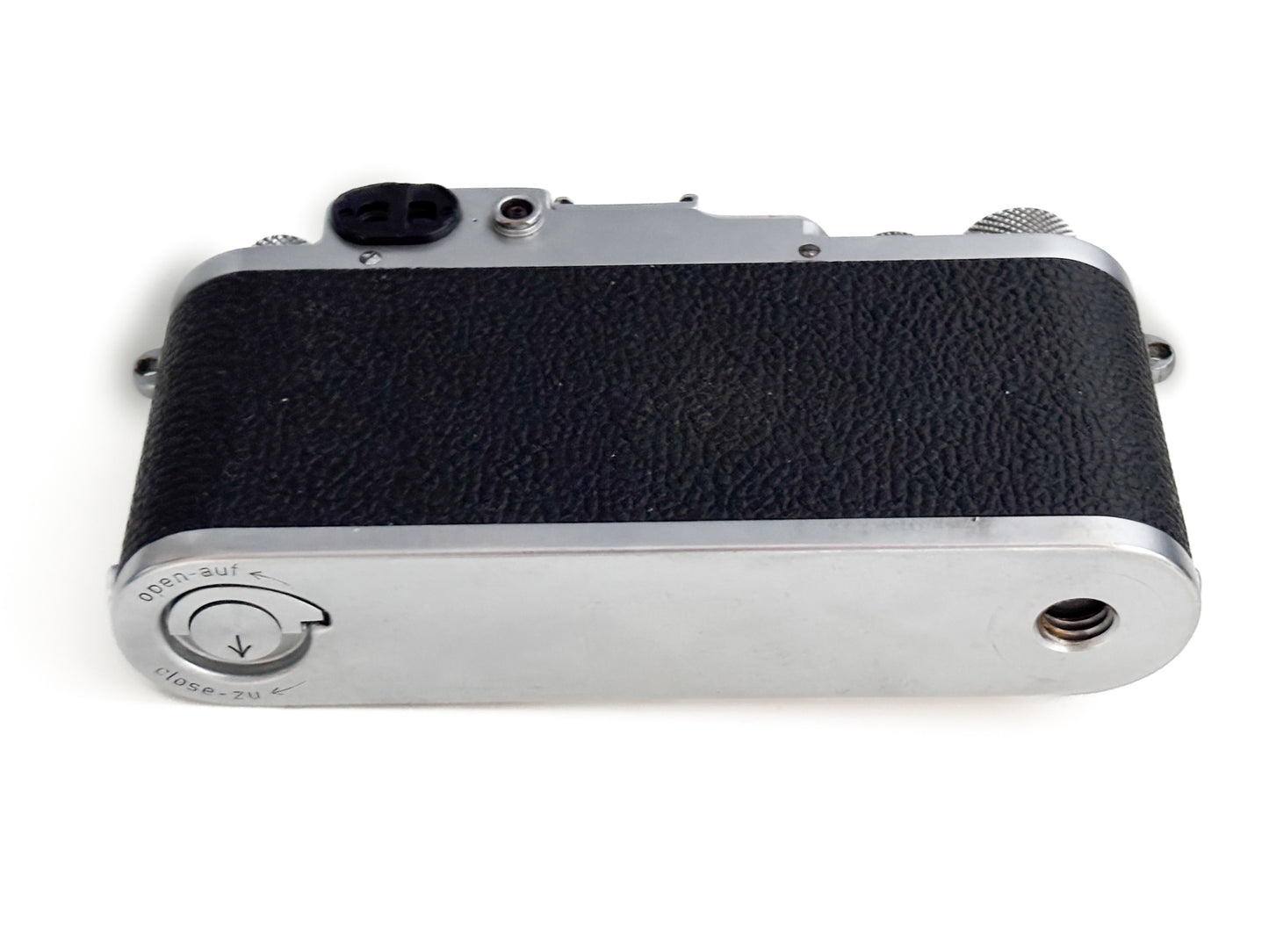 Leica IIIf, silbern verchromt Gehäuse